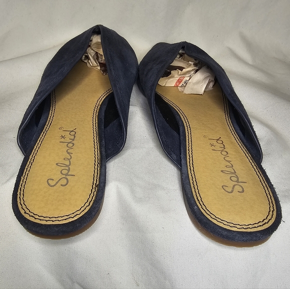 Splendid Hanford Suede Slip-On Mules - Women's Size 9.5 - Coastal Grandma Preppy - Picture 7 of 15